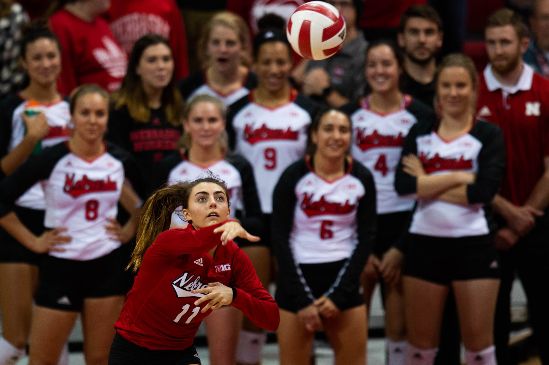 Nebraska volleyball vs. Rutgers, 11/3/18